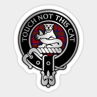 Clan MacGillivray Crest & Tartan Sticker